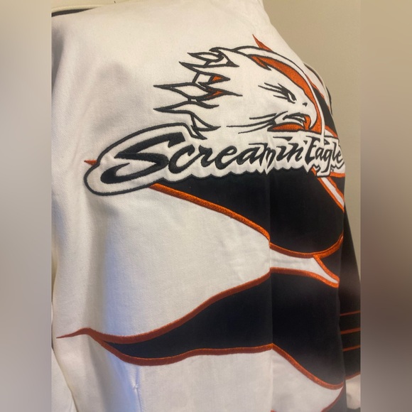 Harley Davidson Ladies 1W Racing Edition Screaming Eagle Jacket RARE RARE RARE! - Picture 10 of 14